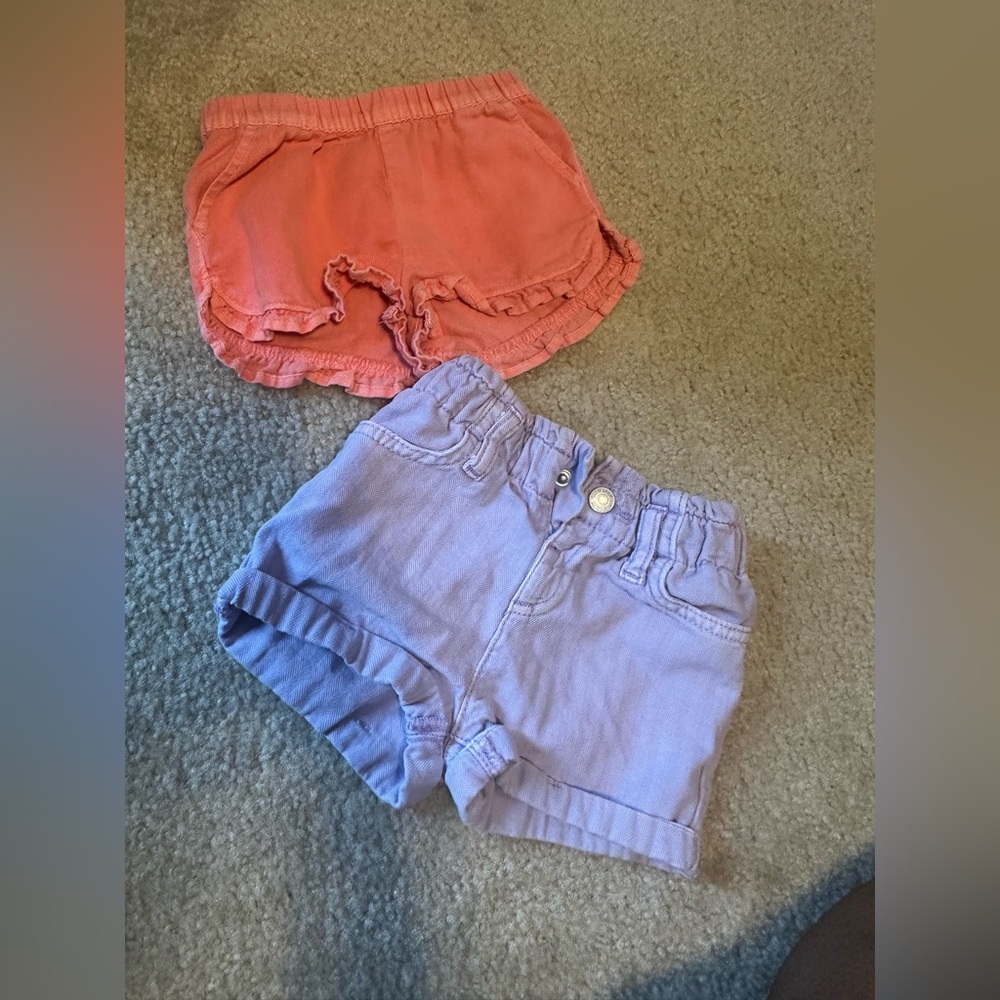 Cat & Jack Pink and Purple Casual Shorts